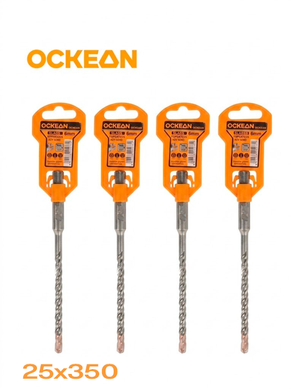 Perforator uchun burg‘i (Bur) Ockean 25x350 – Beton va g‘isht uchun yuqori sifatli asbob  15613
