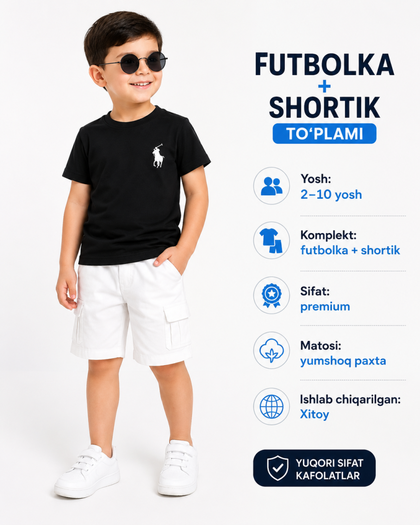 Bolalar uchun ikkitalik kiyim to'plami b1q690d