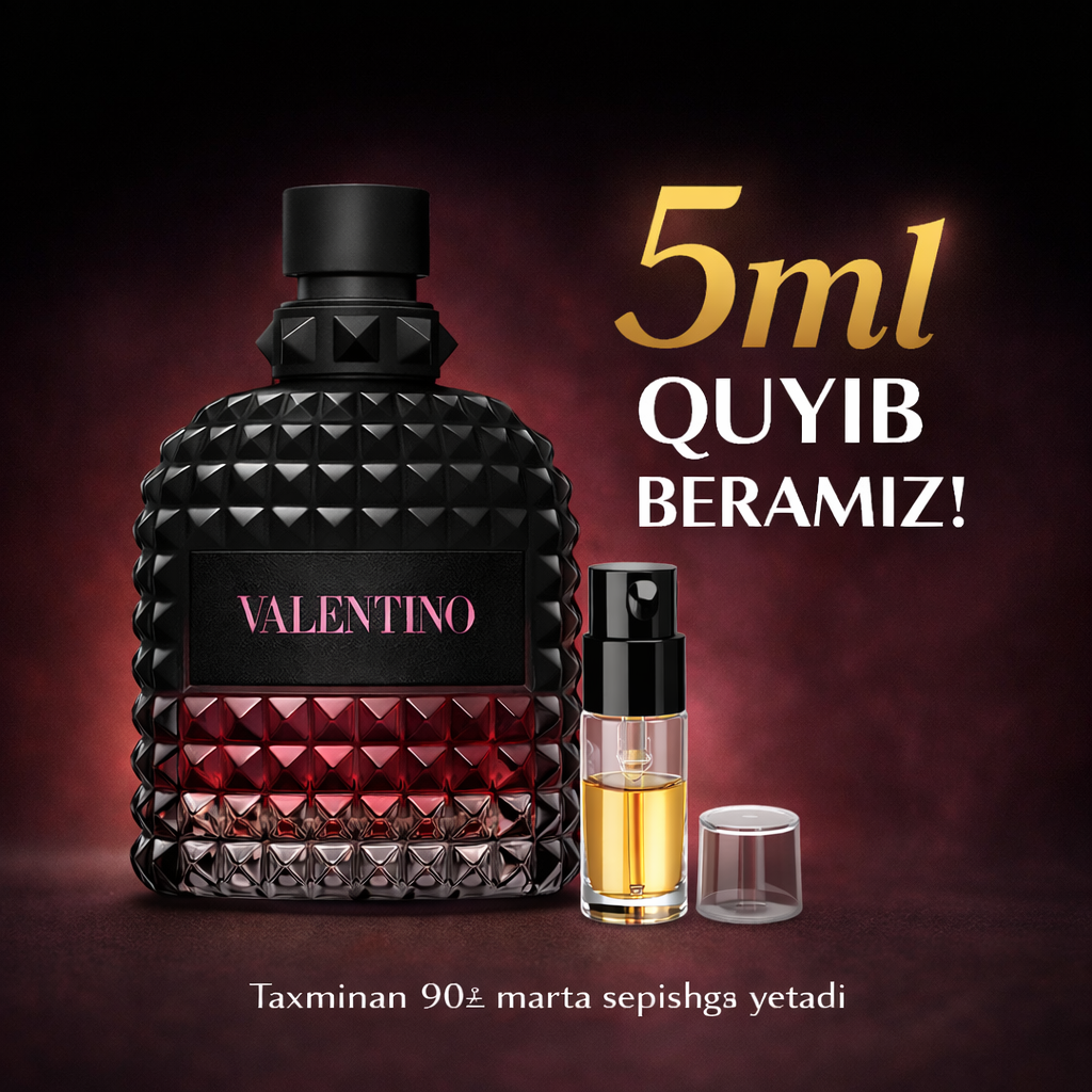Valentino parfumi (5 ml quyib beriladi) ga