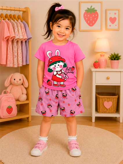 "Pijama XB" bolalar uchun yozgi to‘plami – Qulay va yumshoq (1-4 yosh) b1q690d