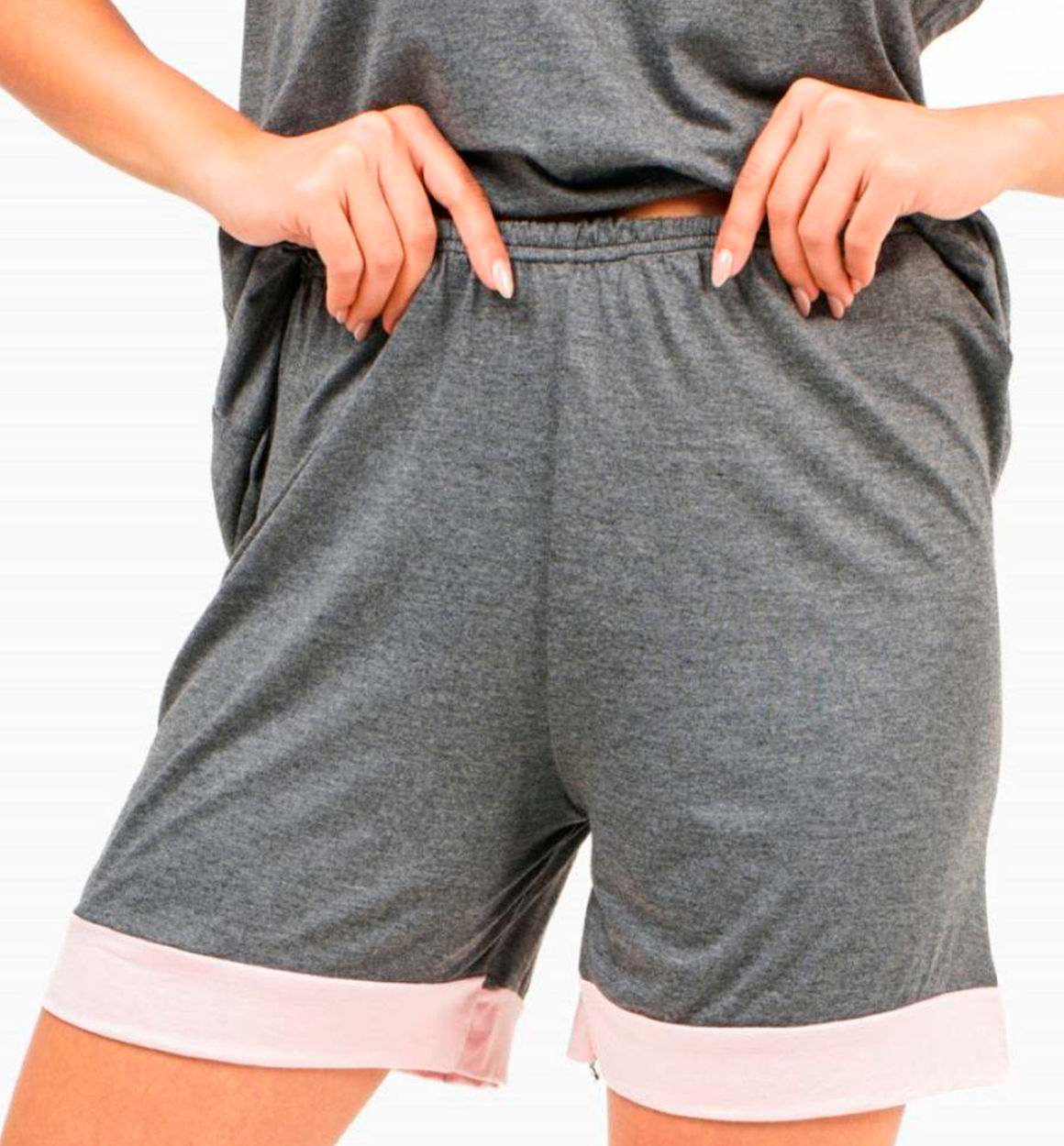 AYOLLAR UCHUN UYDAKI SPORT PIJAMA – MAYKA, BRYUKI VA SHORTIK a8q5d