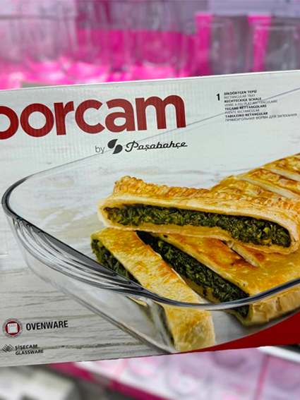 Borcam 59124 — To'g'riburchak Shisha Tepsi (3850 ml) Borcam 59124 — Тўғрибурчак Шиша Тепси (3850 мл) c1q707d