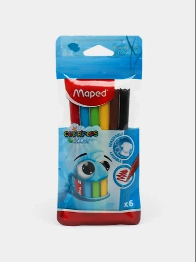 Flomasterlar "Maped" 6 ta rang, Ocean 845723