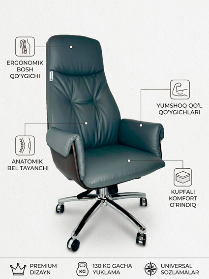 Ofis Kreslosi – 658C GREY