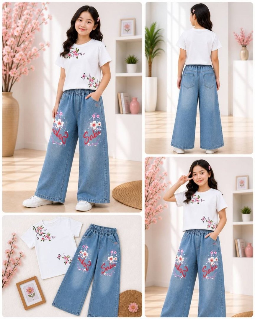 Qizlar uchun nafis "Sakura" to‘plami b11q481d