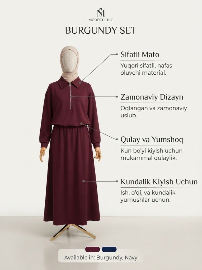 Ayollar Ikkitalik Kiyim To‘plam