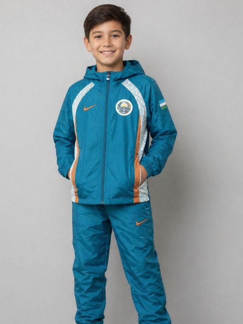 Nike "Uzbekistan Edition" Bolalar va O'smirlar Yozgi-Kuzgi Shamolbo'roni  17878  b.0q.2b.703d