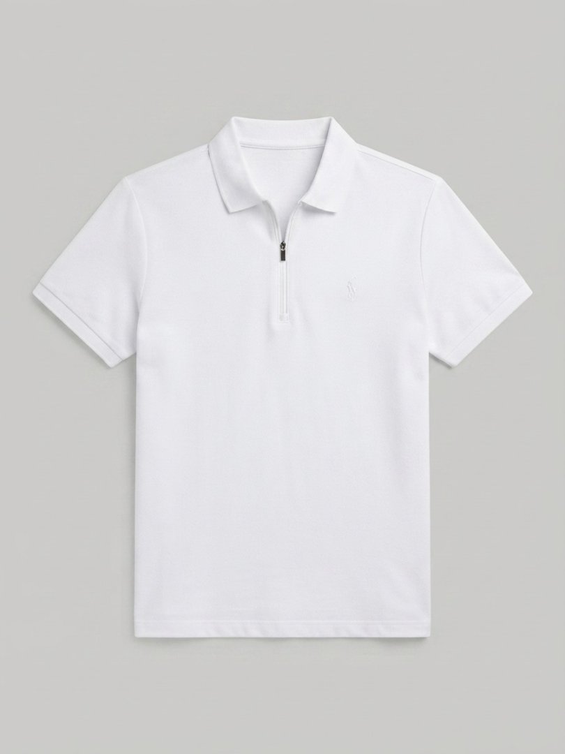 U.S. Polo Assn. — Erkaklar uchun oq finka polo (Zamokli / Qisqa yengli futbolka)   19707   b.8q.158d