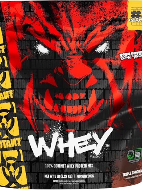 Mutant Whey — 100% Gourmet Whey Protein Mix (Cookies & Cream ta'mi), 2.27 kg (5 LB), 60 porsiya  18913