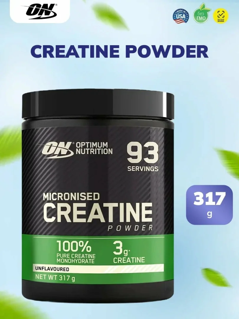Optimum Nutrition Micronised Creatine Powder 317g (93 porsiya)  17476