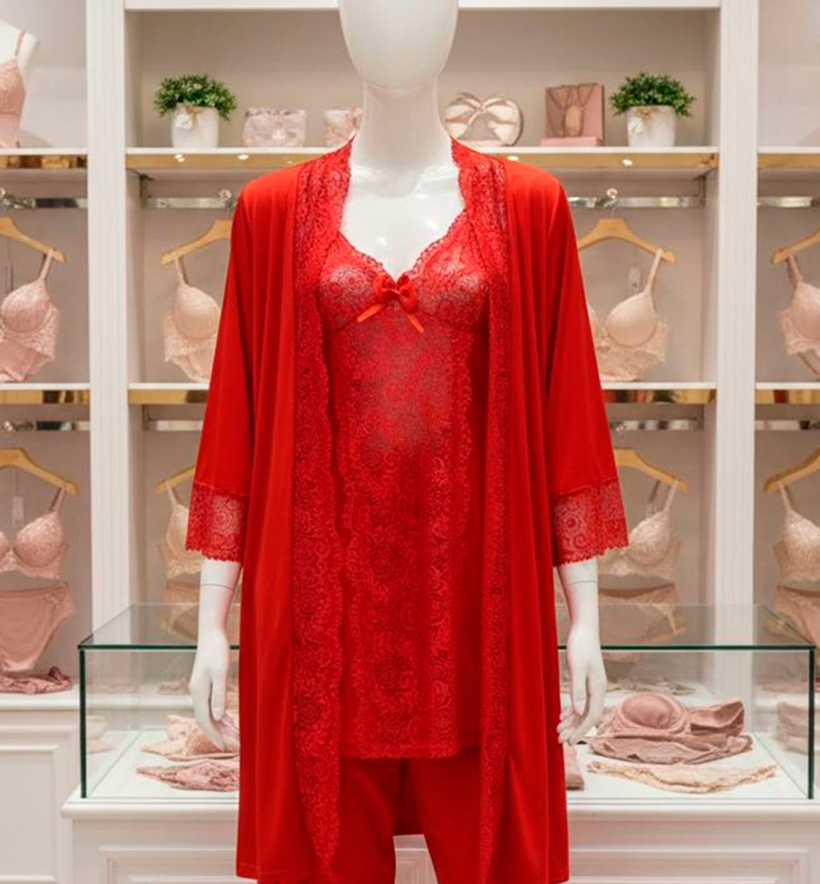 Gipyurli uchtalik pijama to‘plam a8/5