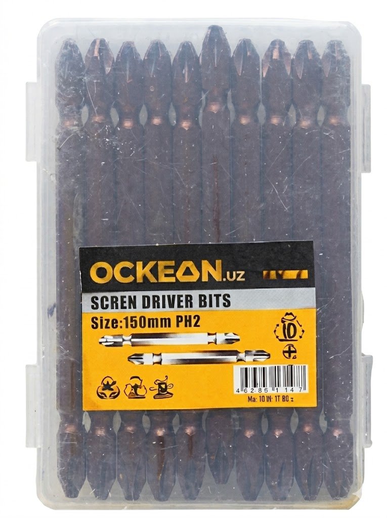OCKEAN professional super-uzun bitlar to'plami (150 mm, PH2)  15979