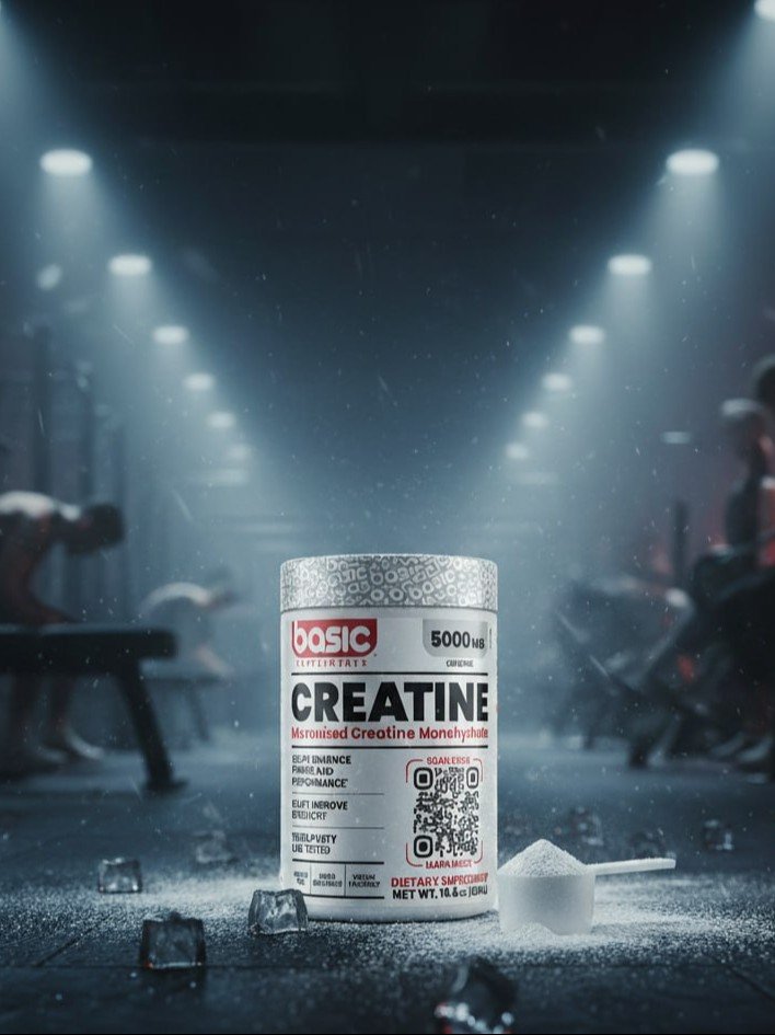 Basic Nutrition Micronized Creatine Monohydrate (300g / 5000mg)  17389