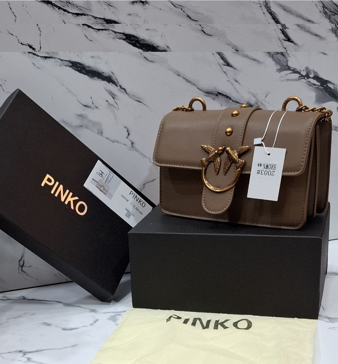 PINKO ayollar sumkasi b2b2q703d