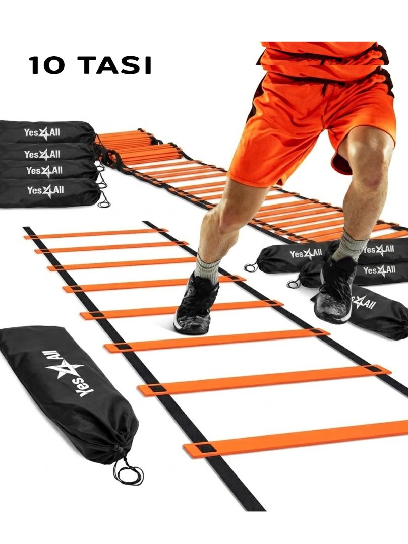 Agility ladder (tezlik va koordinatsiya narvonchasi) – 10 dona (ulgurji to‘plam) ar106