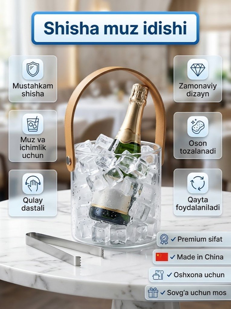 Shisha muz idishi — yog'och (charm) dastali   c1q707d  17614