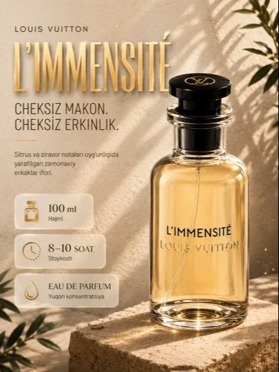 Louis Vuitton L’Immensité Original — 100 ml Erkaklar atiri