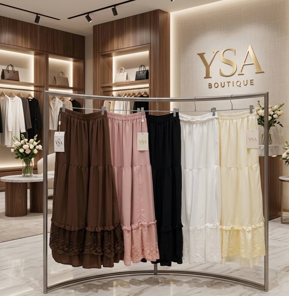 Ayollar uchun kundalik yubka – elastik bel, baland bel (standart)