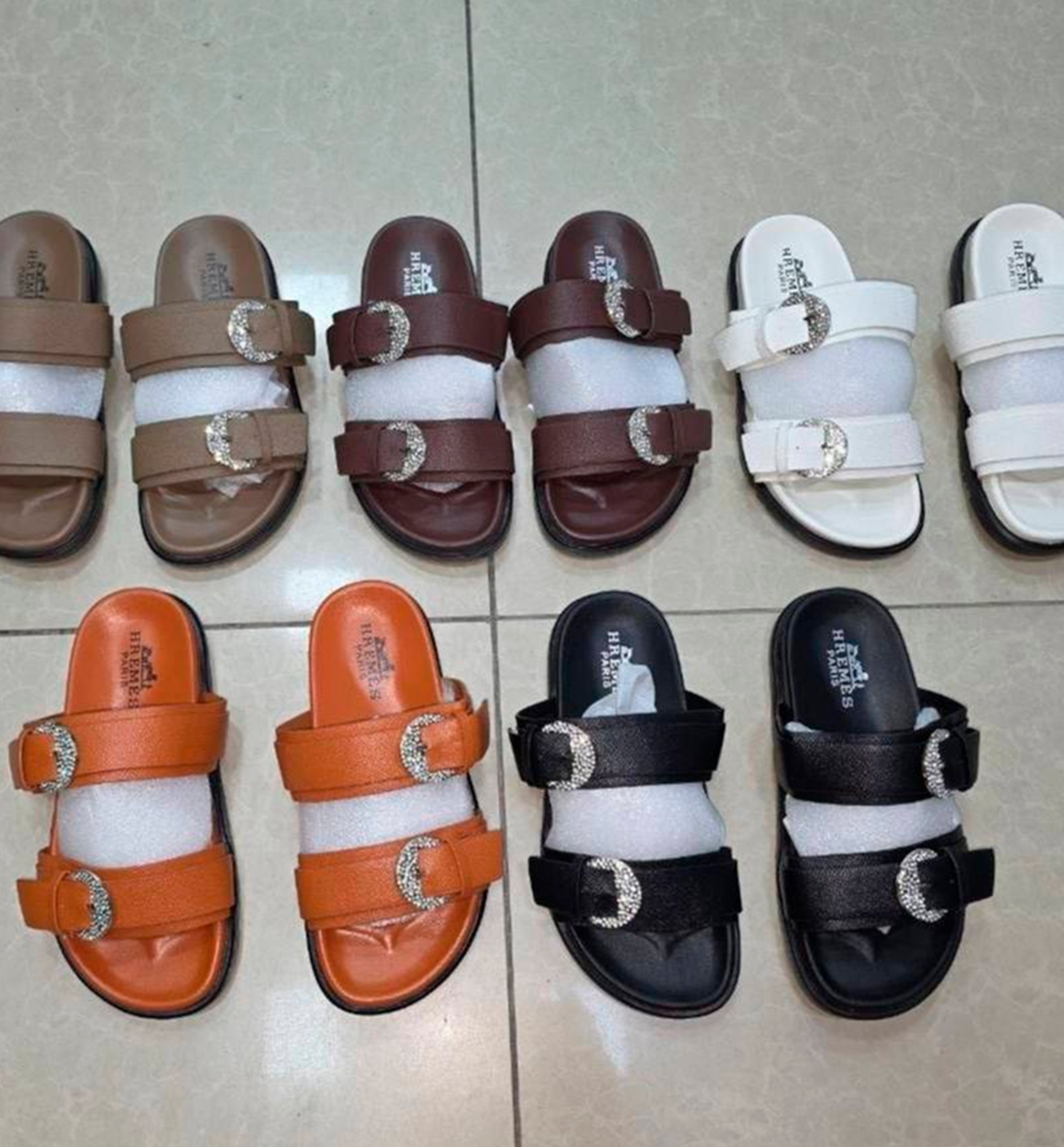 Ayollar uchun Hermes yozgi sandallari b3q2b703/6d