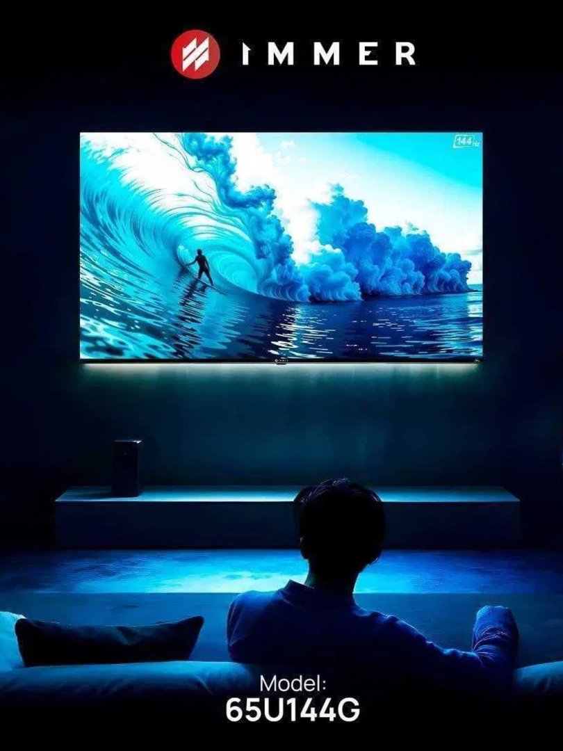IMMER 65U11G — 65" 4K Google Televizor, premium va zamonaviy Smart TV