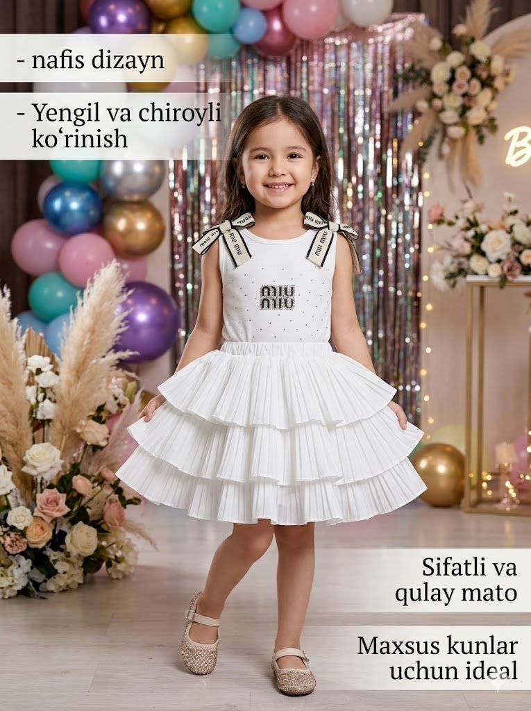 Ikkitalik kiyim to'plami (Qiz bolalar uchun) b0q1b731d