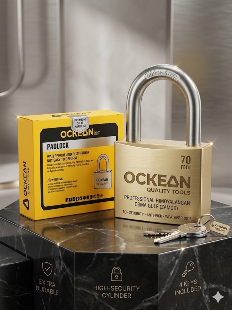 OCKEAN professional himoyalangan osma qulf (zamok)  70 mm  15944
