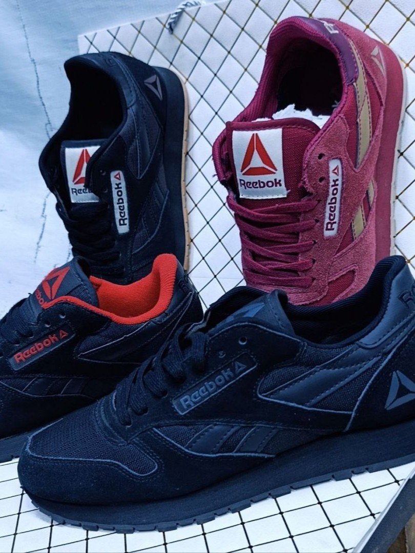 Reebok Classic — Erkaklar uchun to‘rli va zamshli sport krossovkasi (Setchniy / Yengil va qulay)   19710   b.8q.158d