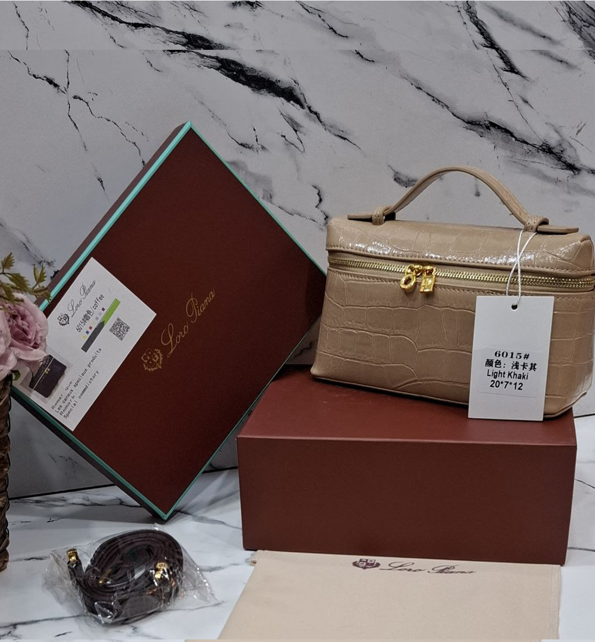 LORO PIANA ayollar sumkasi b2b2q703d