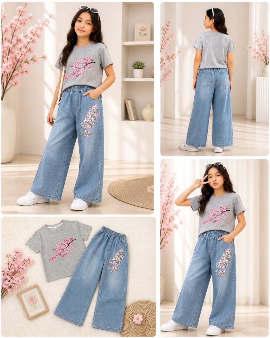 Qizlar uchun nafis "Sakura" to‘plami b11q481d