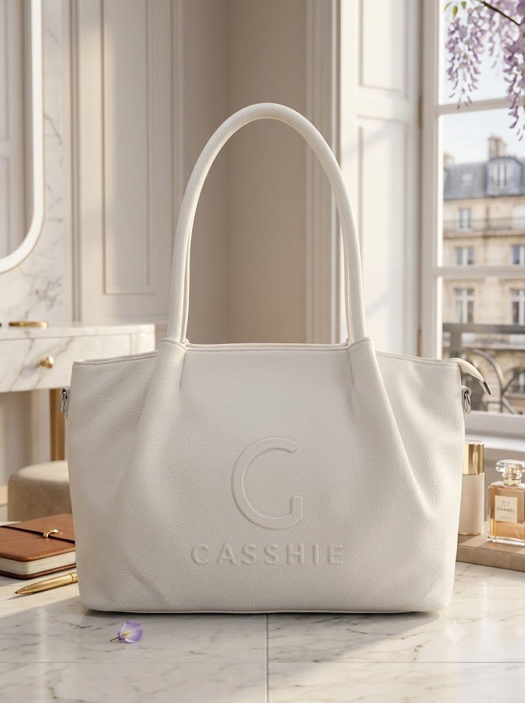 "CASSHIE" brendidan logotipli zamonaviy ayollar sumkasi (shoper) – Kundalik va ish uslubi uchun mukammal tanlov!  18676   ac.1e.f10d