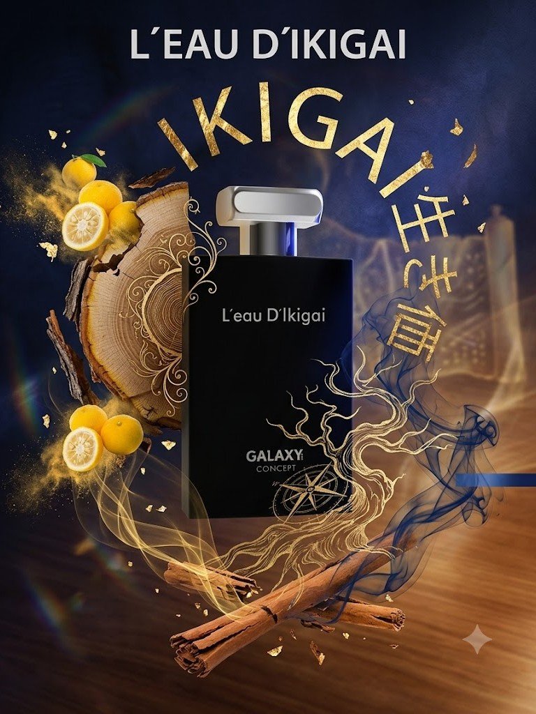 Galaxy Concept L'eau D'Ikigai Eau de Parfum (EDP) 100 ml – Uniseks original atir