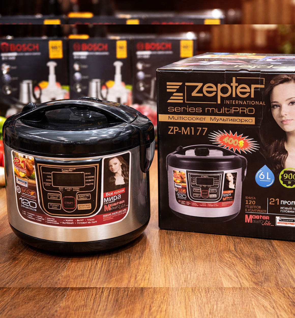 Multivarka Zepter MultiPRO ZP-M177 – 6 litr, 21 dastur ac6q306d