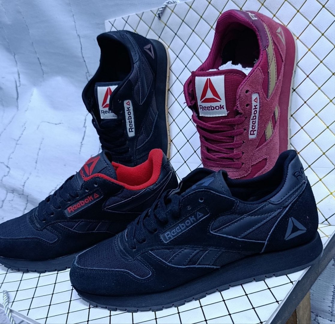 Reebok Classic — Erkaklar uchun to‘rli va zamshli sport krossovkasi (Setchniy / Yengil va qulay)   19710   b.8q.158d