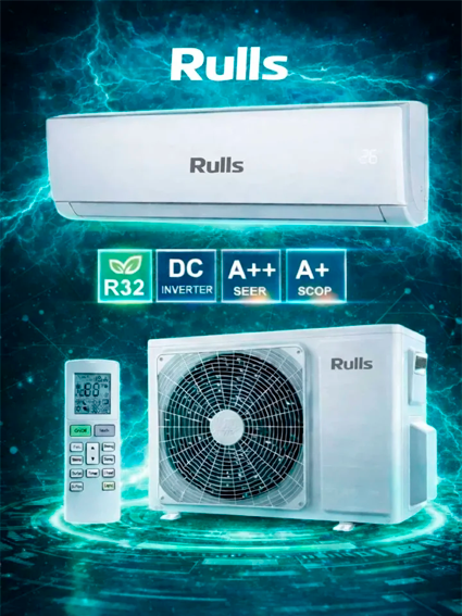 RULLS ION 24 — ionizerli ultra kuchli inverter konditsioner H79
