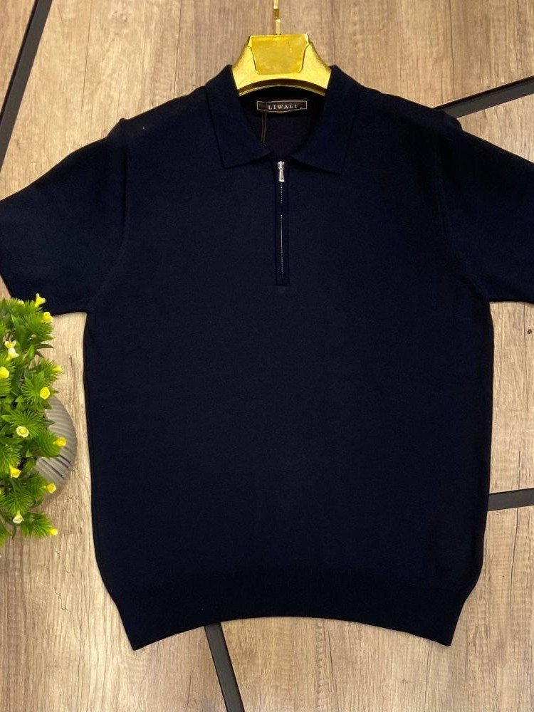 Liwali Premium Erkaklar Yozgi Zamokli Polo Futbolkasi 17781  b.0q.2b.703d