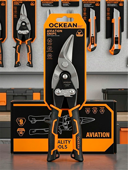 OCKEAN Premium Aviatsiya Qaychisi – Metall bilan ishlashda eng ishonchli yordamchingiz!  15505