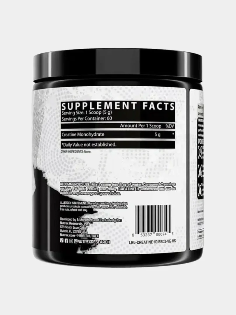 Nutrex Research Creatine Monohydrate 300g (60 porsiya)  17497