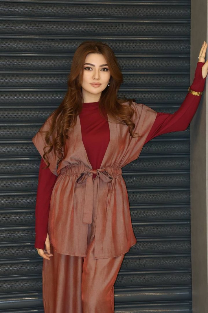 Uchtalik Kiyim To'plam — Tencel & California Mato bb
