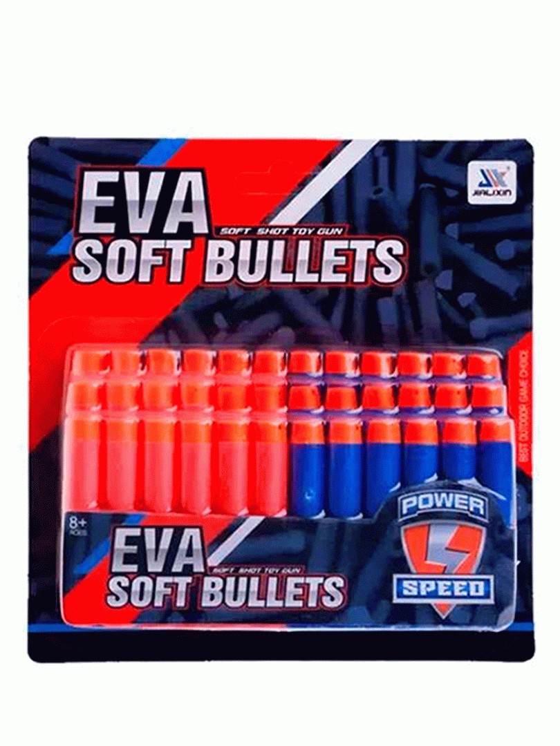 Nerf va blaster uchun yumshoq o‘qlar (36 dona) G73D