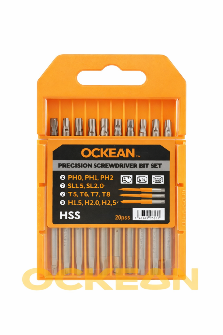 OCKEAN Precision Screwdriver Bit Set 3.5 – aniqlik va qulaylik uchun mo‘ljallangan tornavida uchlari to‘plami. 15700