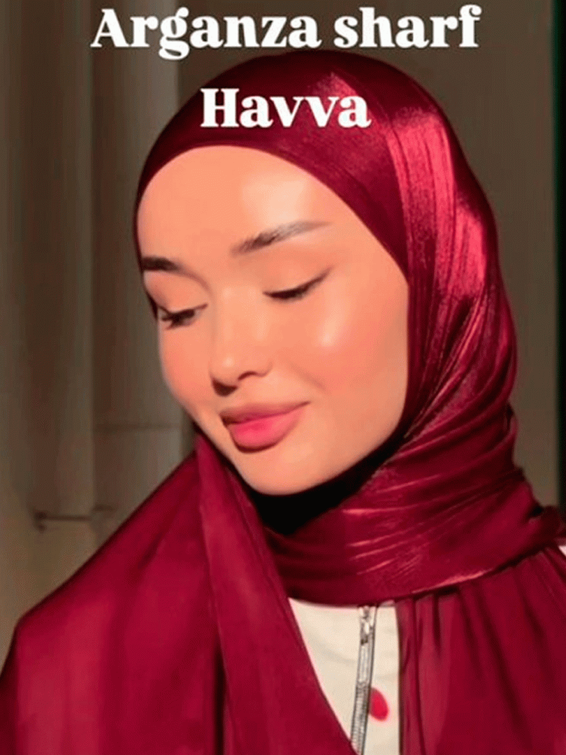 Organza Sharf — Qayrilgan Qirrali b2q732d