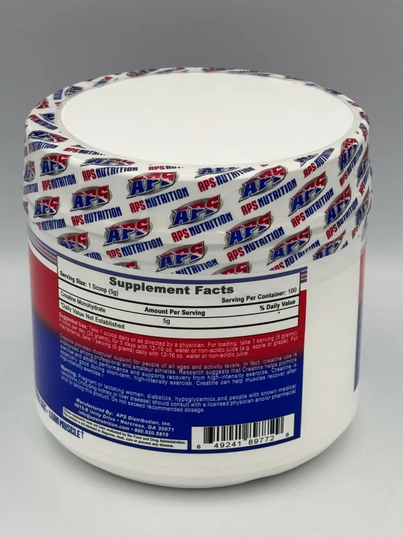 APS Nutrition Creatine Monohydrate 500g (Pure 99.9%) — Mushak massasini o'stirish, portlovchi kuch va tezkor tiklanish uchun eng toza kreatin!   17369