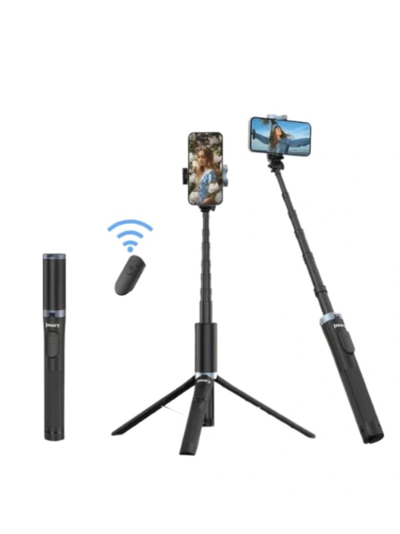 Jmary KT-259 Selfie Stick Tripod — Sayohatlar, ochiq havodagi syomkalar va ajoyib selfilar uchun universal 2-in-1 portativ shtativ!   17610  sp