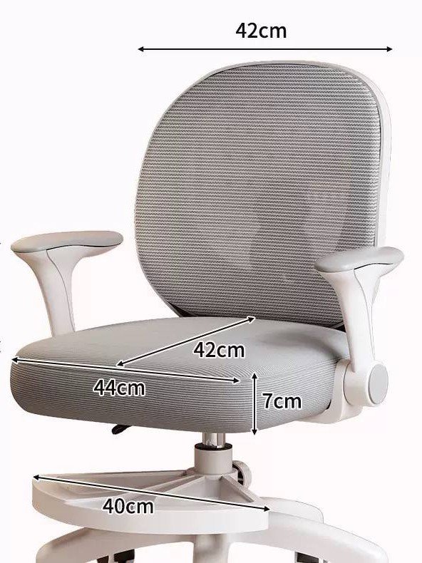 Ergonomik bolalar o‘quv stuli – g‘ildirakli, oyoq qo‘ygichli va balandligi sozlanadigan dars kreslosi  18027  c.2q.23d