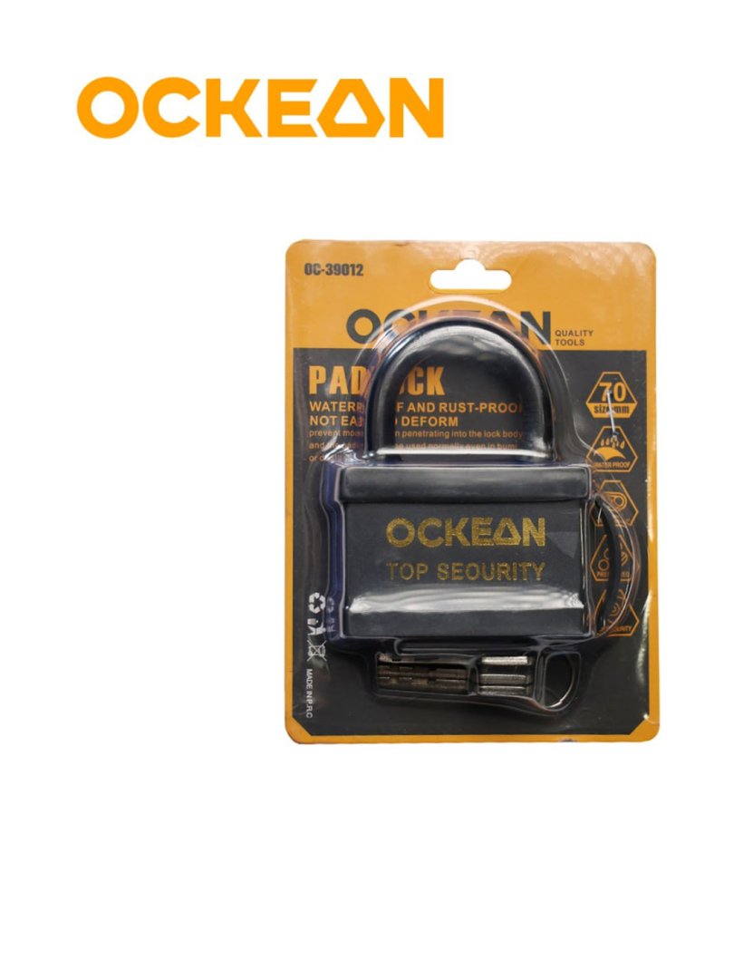 OCKEAN Yuqori Xavfsizlik Qulfi 50 mm – Mulkingiz himoyasi uchun eng ishonchli yechim!  15512