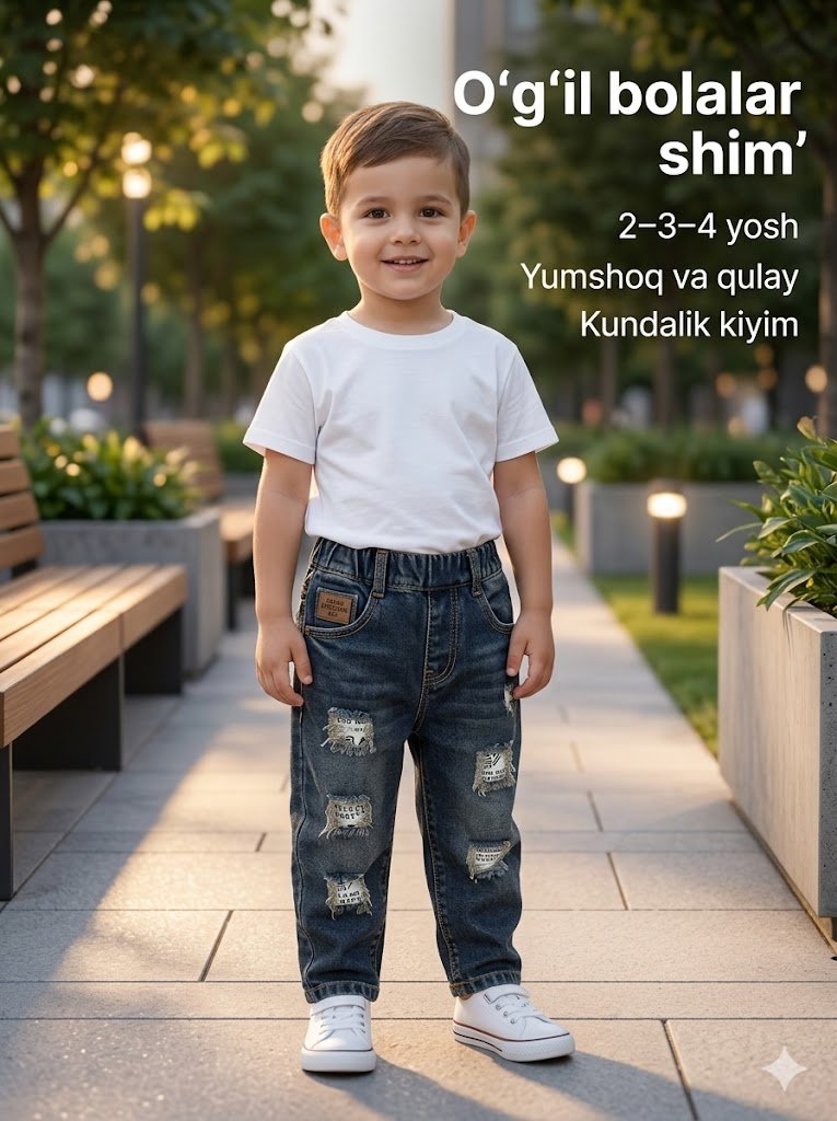 Bolalar uchun jinsi shim b1q690d