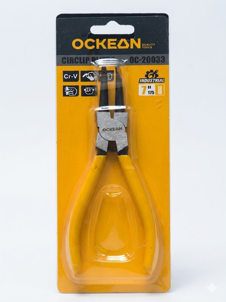 OCKEAN Professional stopor halqalarni yechish omburi – Kruglogubsi (7" / 175 mm, 1 dona)  15917