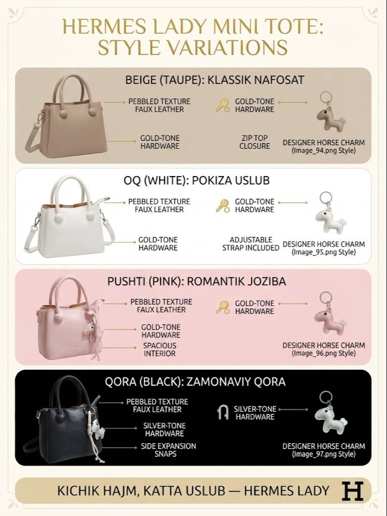 Hermes uslubidagi "Mini Tote": Nafis dizayn va o'ziga xos otcha aksessuar   17212
