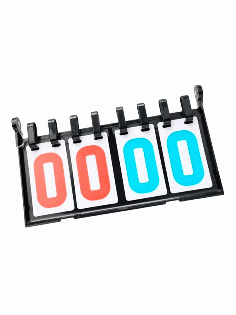 Sport o‘yinlari uchun qo‘l hisob tablosi (flip scoreboard) – 10 dona, ulgurji narxda