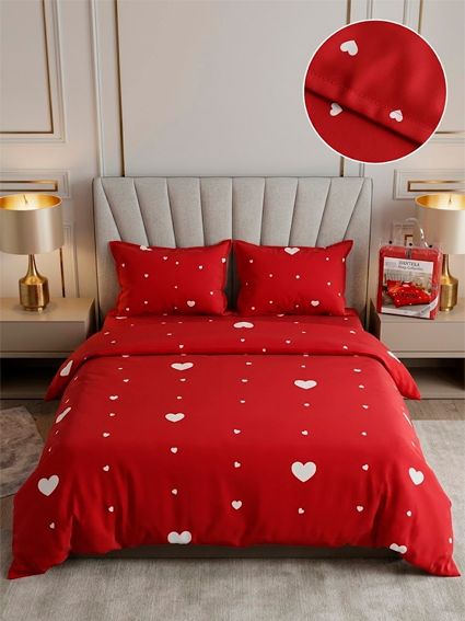 "Dantela" Sleep Collective Premium Yotoq Jihozlari To‘plami — "Love Heart" (Yurakcha) dizayni, model VS   a3b5aq13d   15892